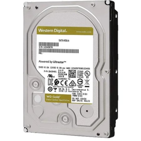 8 ТБ Жесткий диск Western Digital Gold (WD8004FRYZ) серый