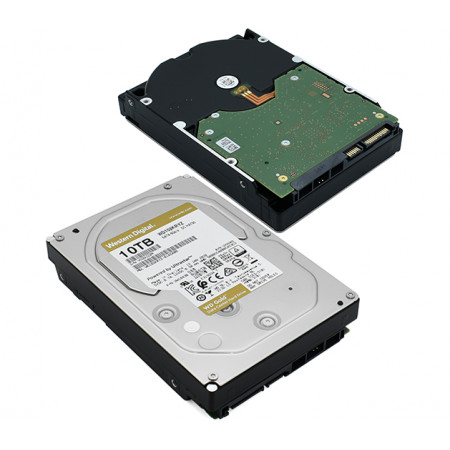 10 ТБ Жесткий диск Western Digital Gold (WD102KRYZ) серый