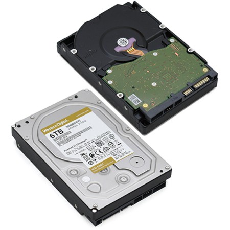6 ТБ Жесткий диск Western Digital Gold (WD6003FRYZ) серый