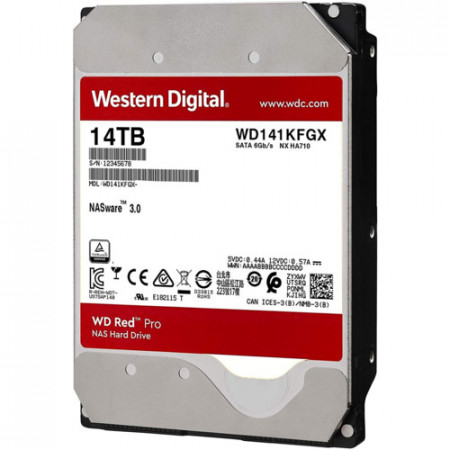 14 ТБ Жесткий диск Western Digital Red Pro (WD141KFGX) красный