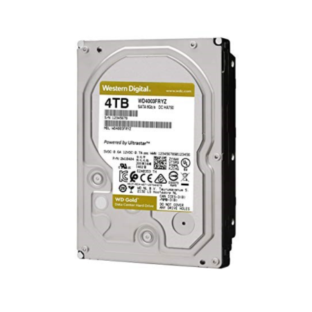 4 ТБ Жесткий диск Western Digital Gold (WD4003FRYZ) серый