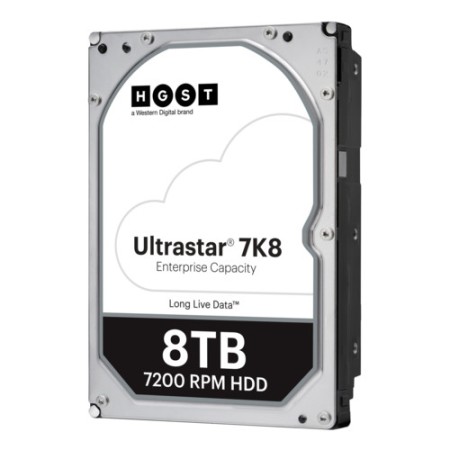 8 ТБ Жесткий диск Western Digital Ultrastar DC HC320 (HUS728T8TALE6L4) серый