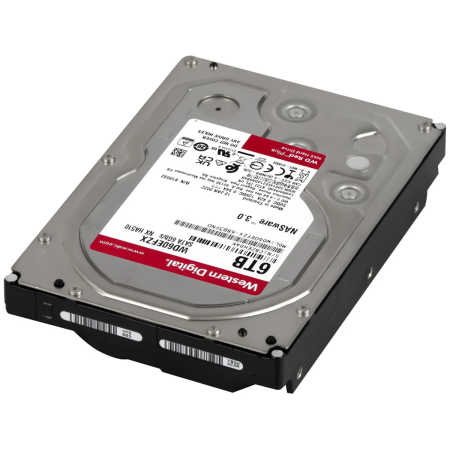 6 ТБ Жесткий диск Western Digital Red Plus (WD60EFZX) серый