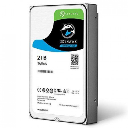 2 ТБ Жесткий диск Seagate SkyHawk (ST2000VX015) серый