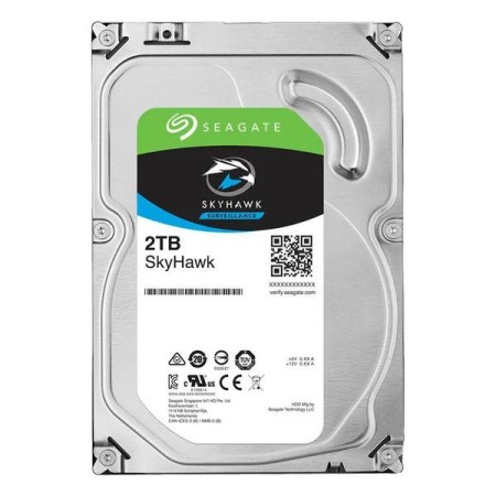 2 ТБ Жесткий диск Seagate SkyHawk (ST2000VX015) серый