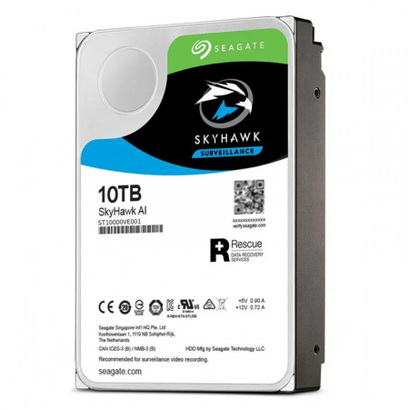 10ТБ Жесткий диск Seagate SkyHawk (ST10000VE001) серый