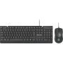 Клавиатура + мышь проводная Defender York C-777 (45779) черный