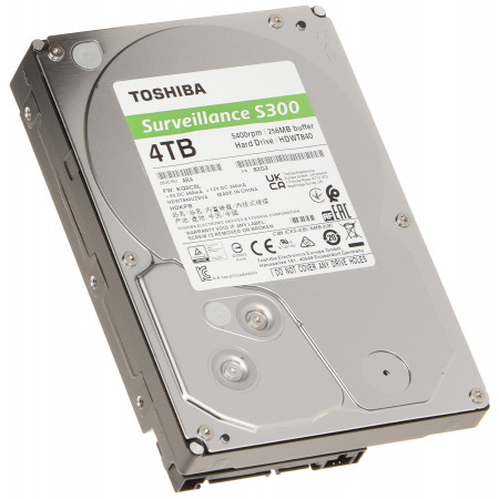 4 ТБ Жесткий диск Toshiba S300 (HDWT840UZSVA) серый