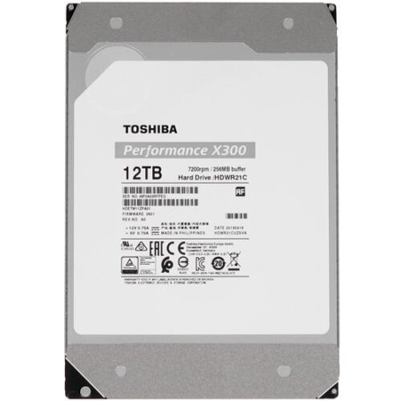 12 ТБ Жесткий диск Toshiba X300 (HDWR21CUZSVA) серый