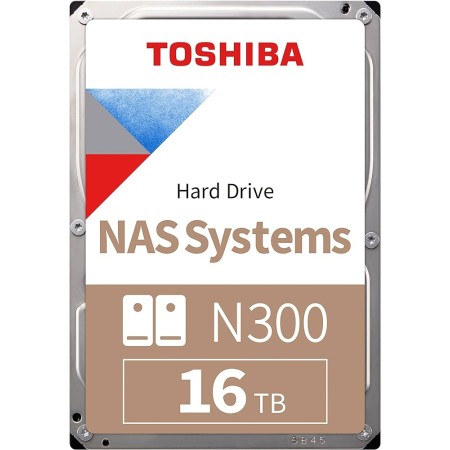 16 ТБ Жесткий диск Toshiba N300 (HDWG31GUZSVA) серый
