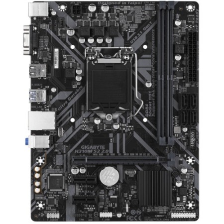 Материнская плата GIGABYTE H310M S2 черный