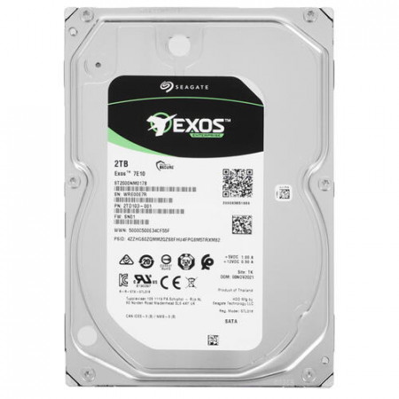 2 ТБ Жесткий диск Seagate Exos 7E10 (ST2000NM017B) серый