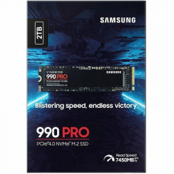 2 ТБ SSD диск Samsung 990 PRO (MZ-V9P2T0BW) черный