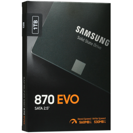 1 ТБ SSD диск Samsung 870 EVO (MZ-77E1T0B/­EU) черный