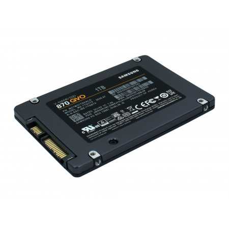 1 ТБ SSD диск Samsung 870 QVO (MZ-77Q1T0BW) черный