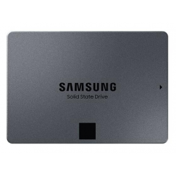 2 ТБ SSD диск Samsung 870 QVO (MZ-77Q2T0BW) серый