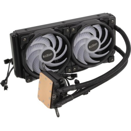 Система водяного охлаждения PCCooler HALO FRGB GI-AH240P черный