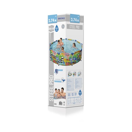 Бассейн каркасный Bestway Steel Pro 5612F (274x274x66 см) синий