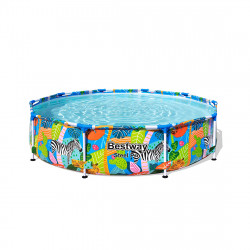 Бассейн каркасный Bestway Steel Pro 56985 (305х305x66 см) синий Бассейн каркасный Bestway Steel Pro 56985 (305х305x66 см) синий