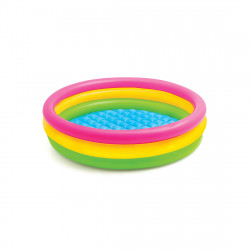 Бассейн надувной детский INTEX Sunset Glow 57422NP (147x147x33 см) розовый