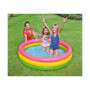 Бассейн надувной детский INTEX Sunset Glow 57422NP (147x147x33 см) розовый