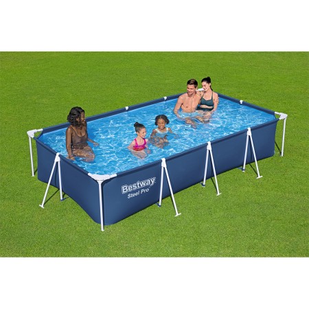Бассейн каркасный Bestway Steel Pro Frame 56424 (400х211х81 см) синий