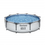 Бассейн каркасный Bestway Steel Pro MAX 56406 (305x305x76 см) серый