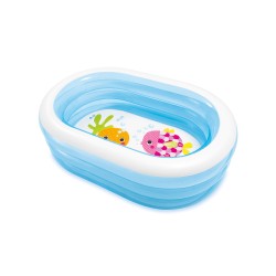 Бассейн надувной INTEX My Sea Friends 57482NP (163x107x46 см) синий
