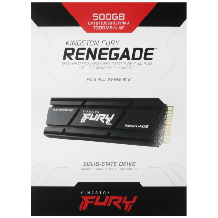 500 ГБ SSD диск Kingston FURY Renegade (SFYRSK/500G) черный