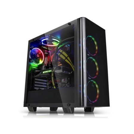 Корпус Thermaltake View 21 TG (CA-1I3-00M1WN-00) черный