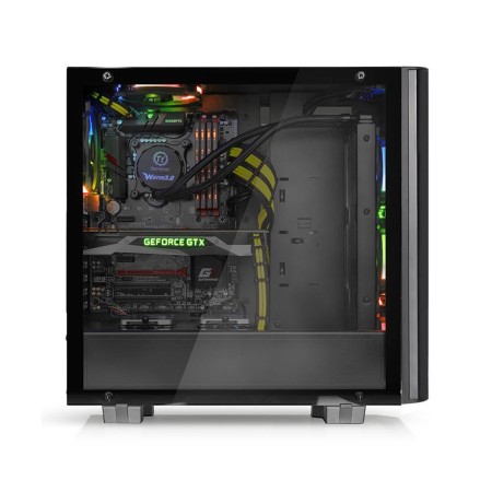 Корпус Thermaltake View 21 TG (CA-1I3-00M1WN-00) черный