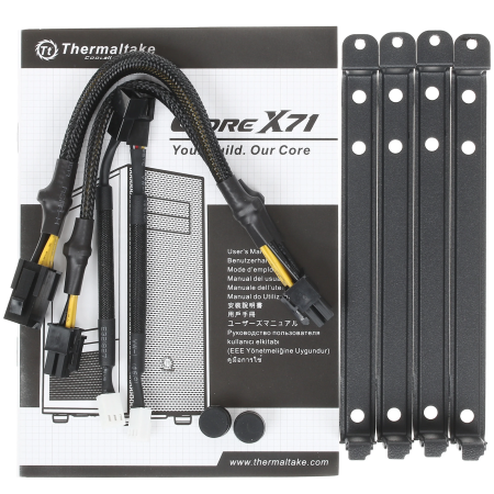 Корпус Thermaltake Core X71 TG (CA-1F8-00M1WN-02) черный