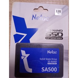 128 ГБ SSD диск Netac SA500 (NT01SA500-128-S3X) черный