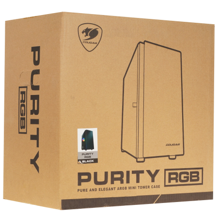 Корпус Cougar Purity RGB (CGR-5PC4B-RGB) черный
