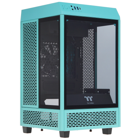 Корпус Thermaltake The Tower 100 Turquoise (CA-1R3-00SBWN-00) бирюзовый