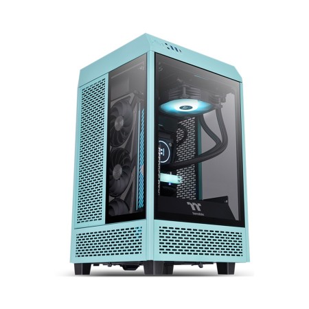 Корпус Thermaltake The Tower 100 Turquoise (CA-1R3-00SBWN-00) бирюзовый
