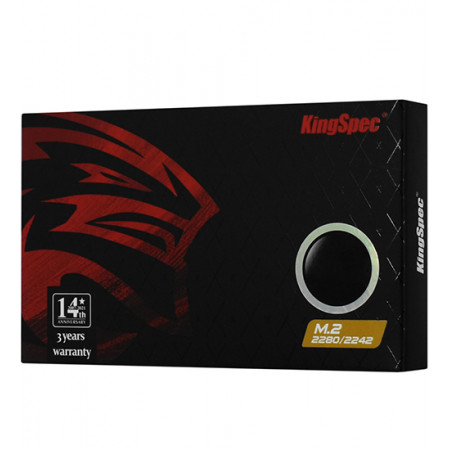 256 ГБ SSD диск KingSpec NT-256 (NT-256 2242) черный