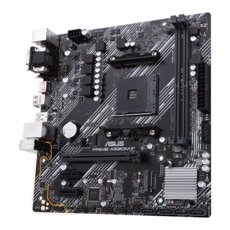 Материнская плата ASUS PRIME A520M-E черный