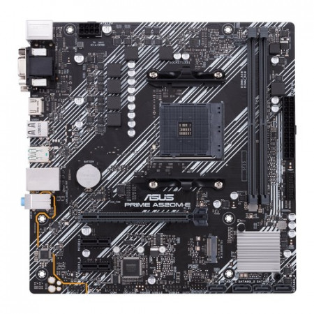 Материнская плата ASUS PRIME A520M-E черный