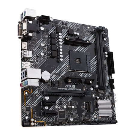 Материнская плата ASUS PRIME A520M-E черный