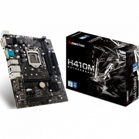 Материнская плата Biostar H410MHG черный
