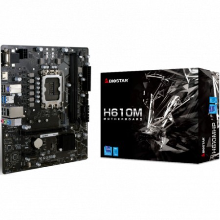 Материнская плата Biostar H610MHP черный