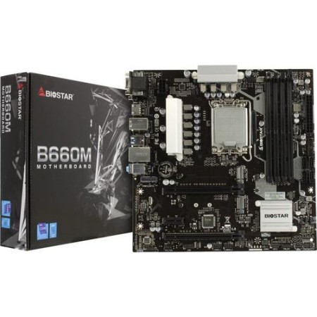 Материнская плата Biostar B660MX-E PRO черный