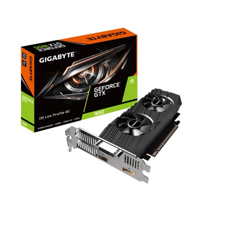 Видеокарта GIGABYTE GeForce GTX 1650 D5 Low Profile (GV-N1650D5-4GL) 4 Гб черный