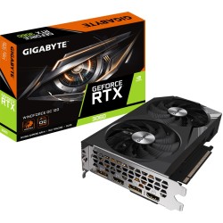 Видеокарта GIGABYTE GeForce RTX 3060 WINDFORCE OC (GV-N3060WF2OC-12GD) 12 Гб черный