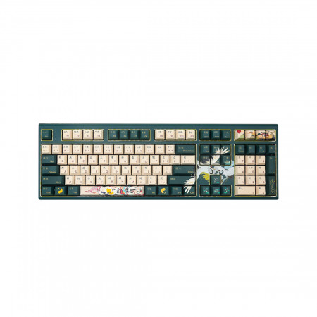 Клавиатура проводная Varmilo CraneTriple Mode Lure VBS108 (A03A037D9A0A01A031) Зелёный