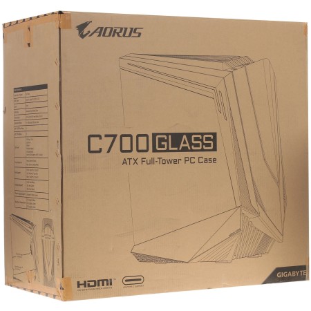 Корпус GIGABYTE AORUS C700 GLASS (GB-AC700G) черный