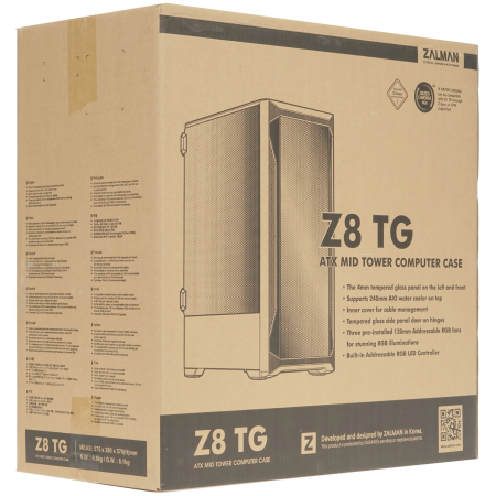 Корпус Zalman Z8 TG черный