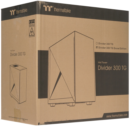 Корпус Thermaltake Divider 300 TG Snow (CA-1S2-00M6WN-00) белый