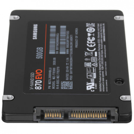 500 ГБ SSD диск Samsung 870 EVO (MZ-77E500B/EU) черный